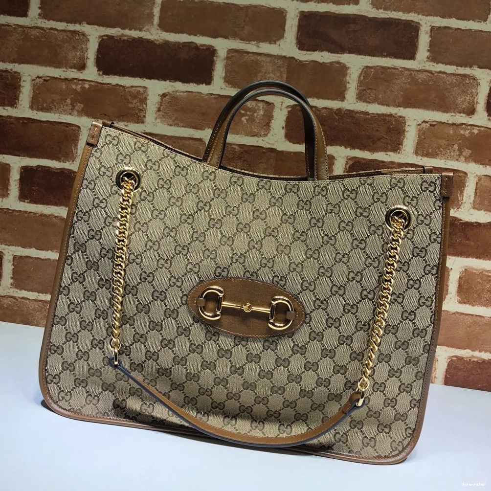GUCCI large tote 1955 bag Horsebit 0725